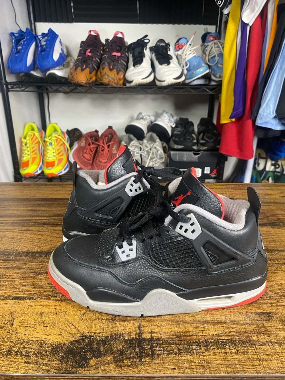 Air Jordan 4 Retro Bred Reimagined Size 7Y No Box No Insoles